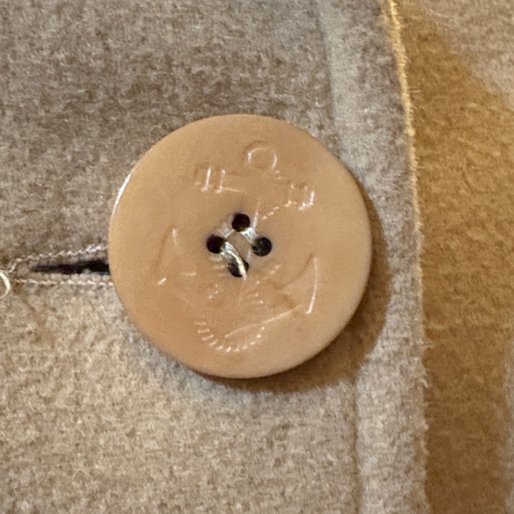 L.L. Bean Women's Wool Double Breasted Classic Lambswool Peacoat - Picture 6 of 6